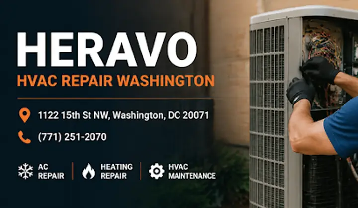 Heravo HVAC Repair Washington, heat pump installer in Washington